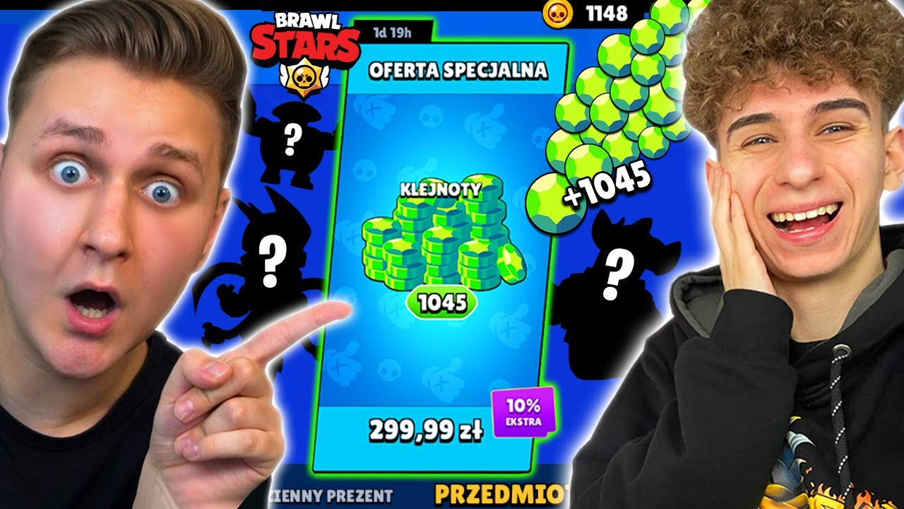 DAMIAN DECYDUJE na co MAM WYDAĆ 1100 GEMÓW w BRAWL STARS...🤑 *straciłem 300zł*