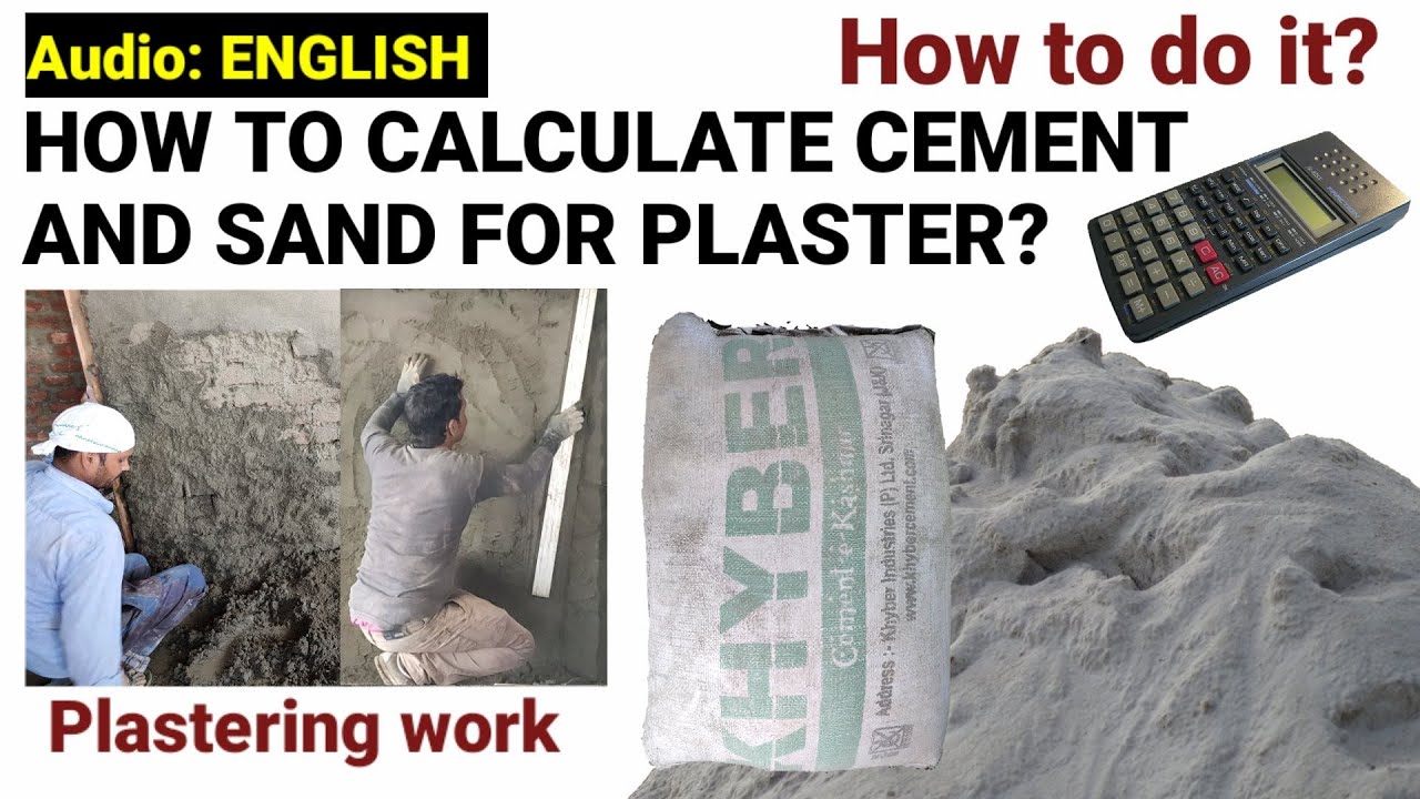 How to calculate quantity of cement and sand in plaster? | quantity of plaster work | civil tutor