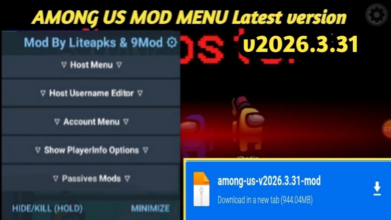 Among Us mod menu latest version 2026 |Fake Imposter, ESP, Teleport, All outfit unlocked,Free chat