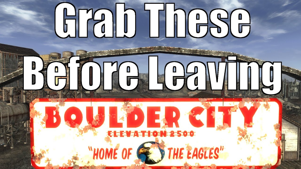 Grab These Items Before You Leave Boulder CIty