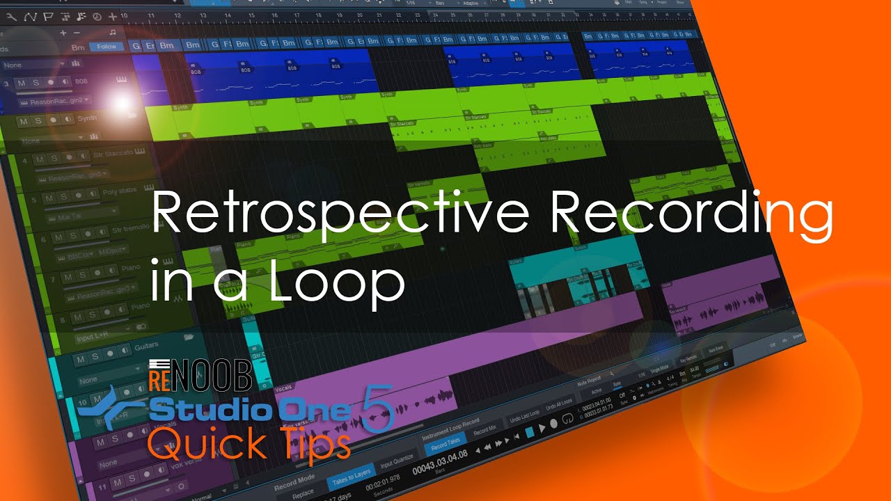 Studio One Quick Tip: Retrospective Recording in a Loop. How to get rid of notes piling up?