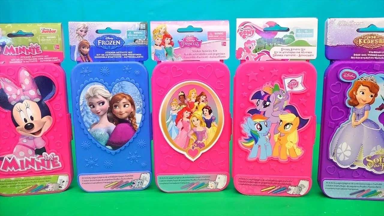 Coloring Minnie, MLP, Frozen | Toys and Dolls Activities for Children | Sniffycat