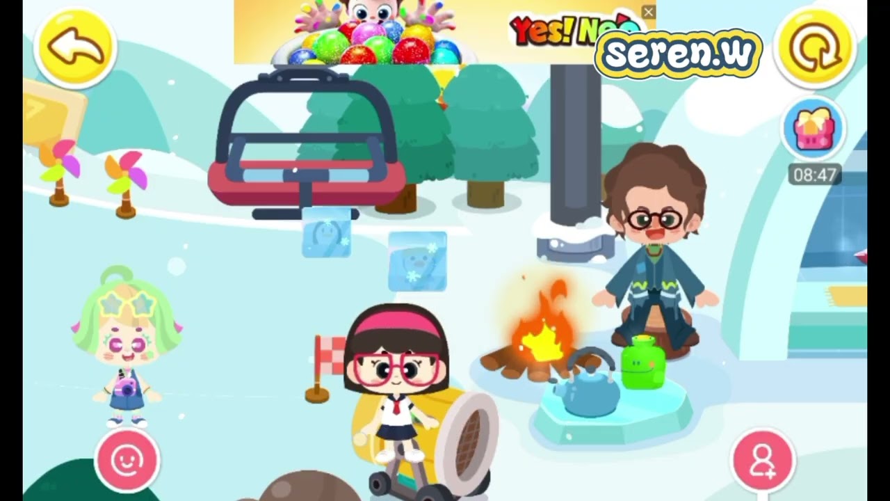 Babybus| MAIN KE PLAYGROUND YUK 🥰🍭🥳🧁🎉 #gamebabybus #games #littlepanda #cute 