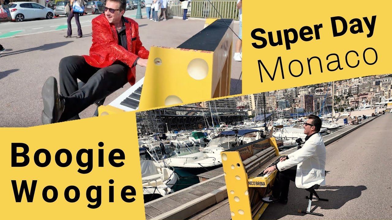 Super Boogie Woogie Cheese Day in Monaco with Nico Brina - Boogie Woogie Cheese Piano