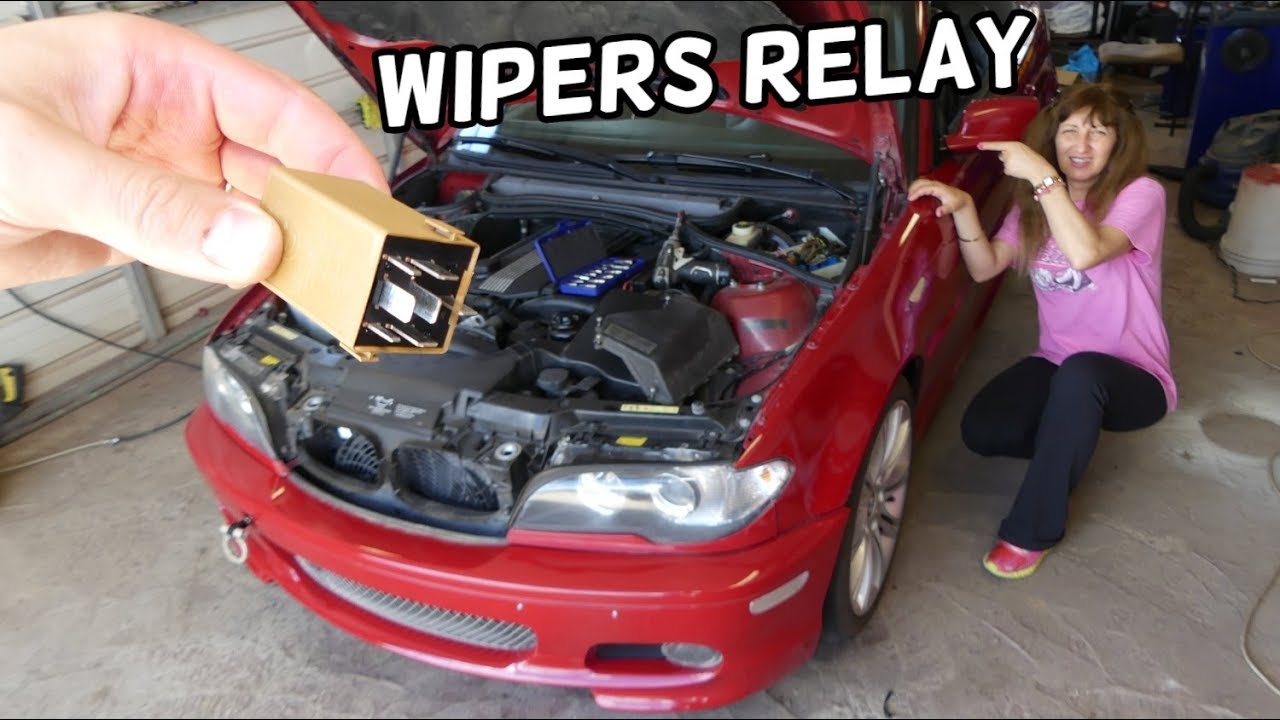 WINDSHIELD WIPERS RELAY LOCATION REPLACEMENT BMW E46. WIPERS NOT WORKING