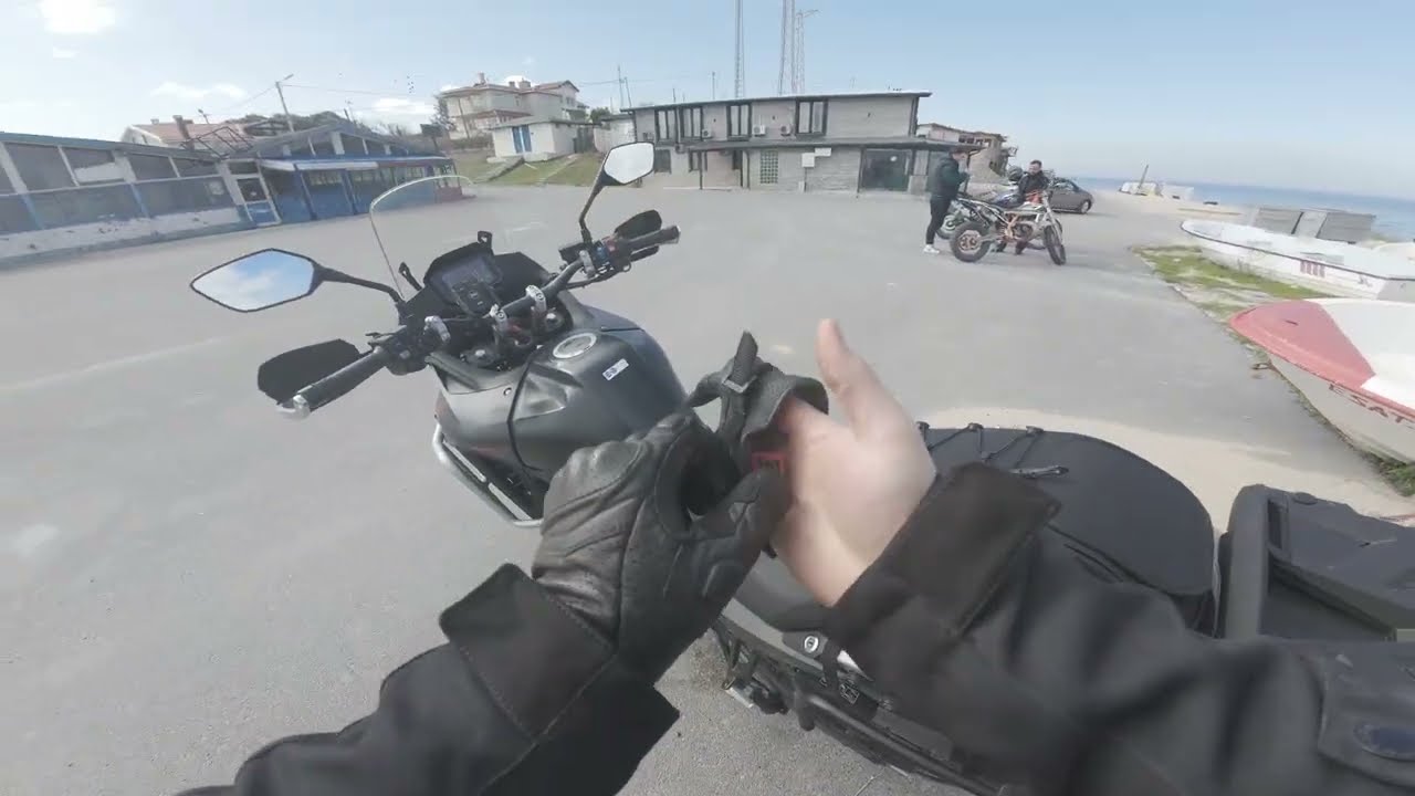 TRANSALP CORNERİNG AND EXHAUST SOUND STOCK