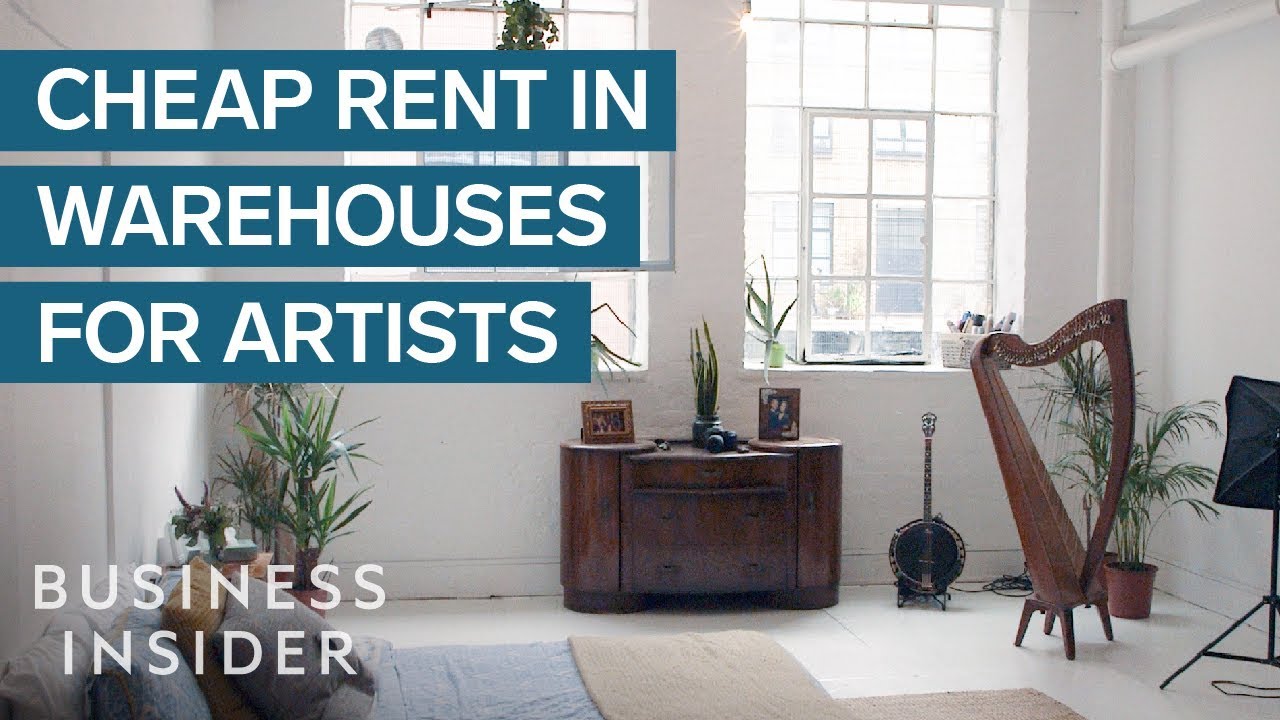 London’s Abandoned Warehouses Are Being Transformed Into Giant Living Spaces For Artists
