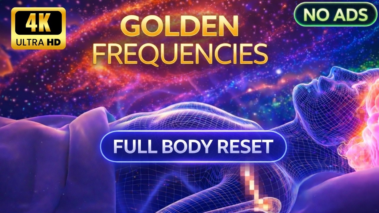 432Hz + 528Hz + 741Hz + 963Hz | The DEEPEST Healing Sleep: Full Body Reset, Stress & Anxiety Relief
