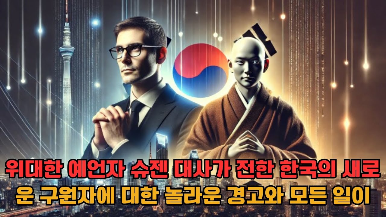 위대한 예언자 슈젠 대사가 전한 한국의 새로운 구원자에 대한 놀라운 경고와 모든 일이 어떻게 일어날지에 대한 예언, 새로운 지도자는 &hellip;에 드러날 것이다  강력한 예언적 계시