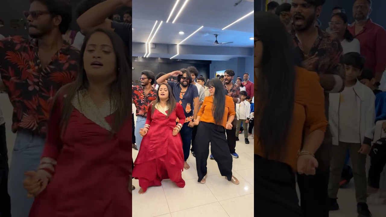 Bhole Shavali & Anee Master dance at Sandeep Steps Dance Academy - Kukatpally #AataSandeep #JyotiRaj