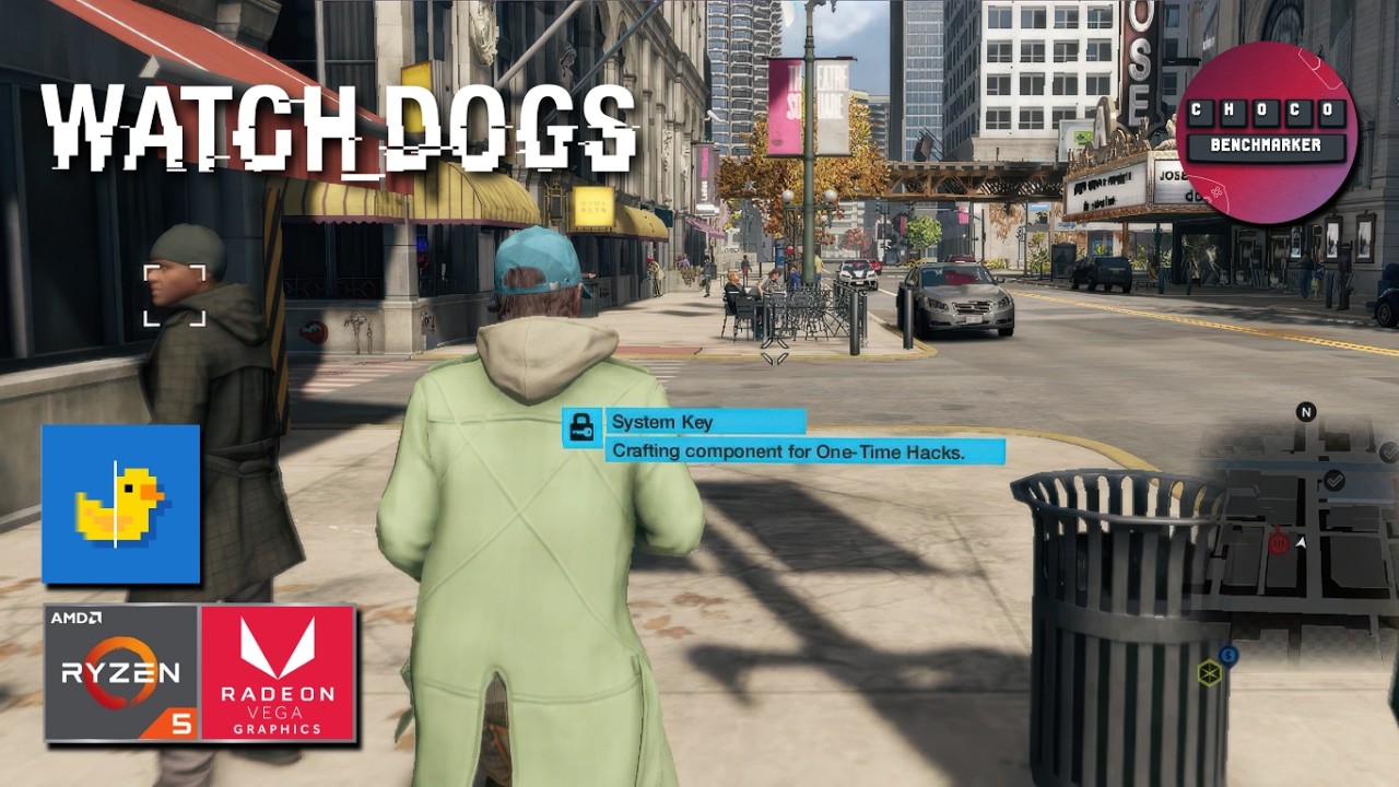 WATCH_DOGS | Ryzen 5 2500U + Vega 8 | Lossless Scaling test on Low-End Laptop