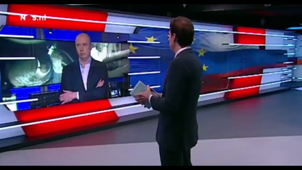 Indringer bij NOS - De beelden