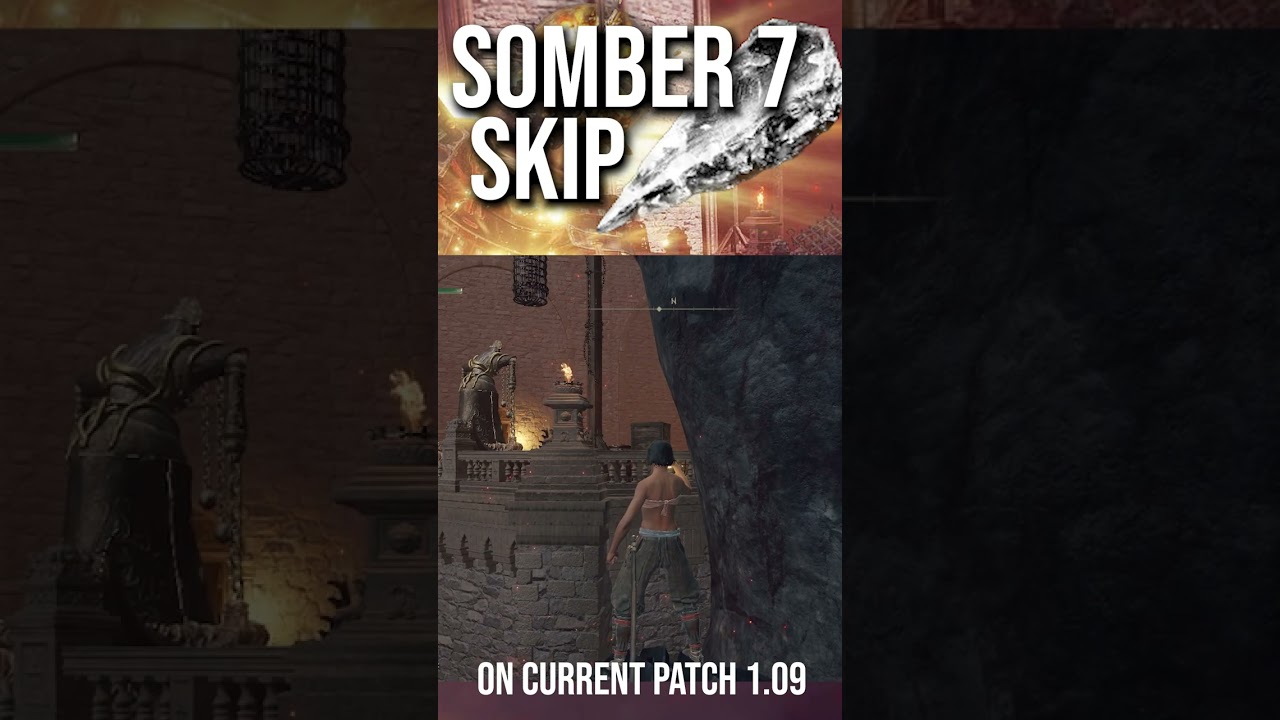 Volcano Manor Somber 7 Skip | Eden Ring Skip and Glitches #eldenring #shorts