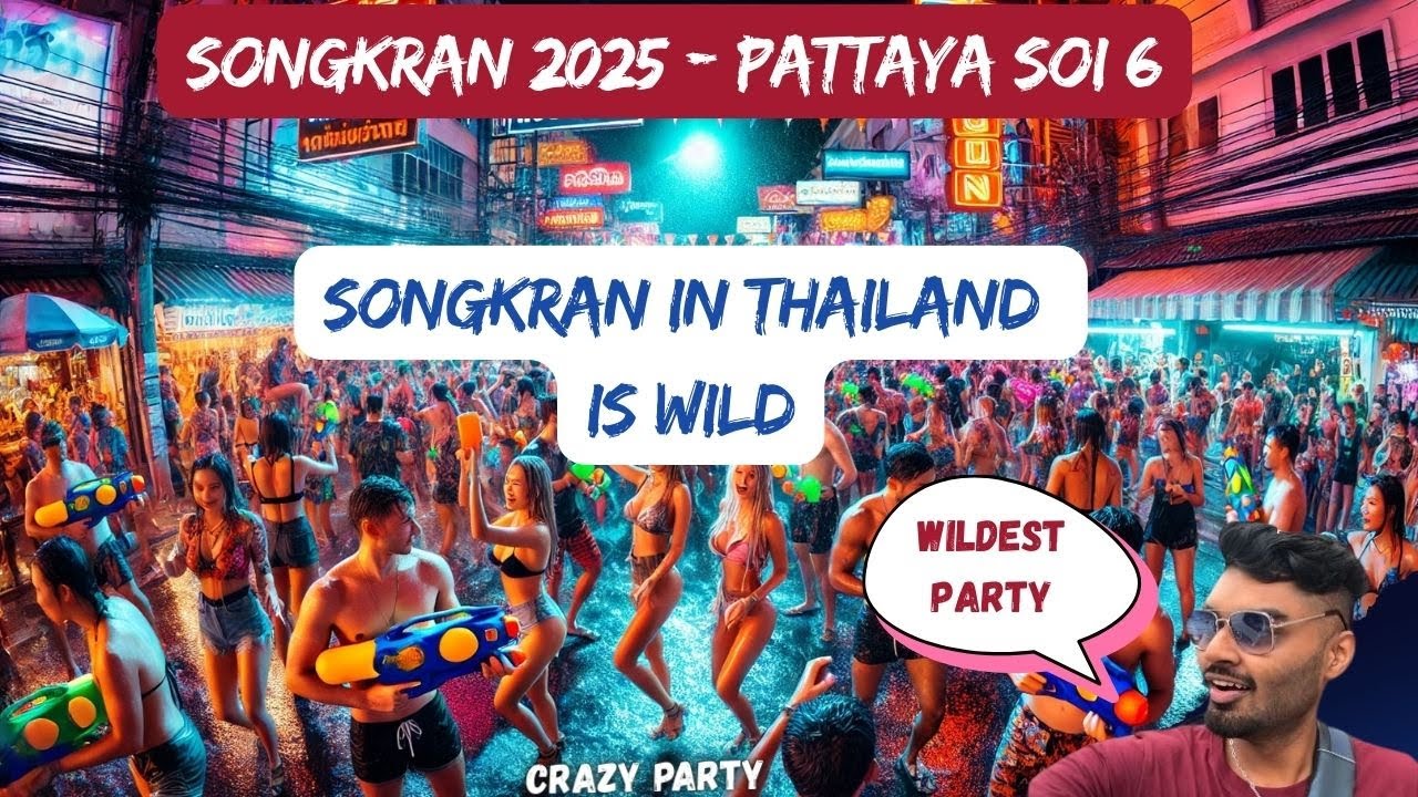 SONGKRAN IN THAILAND IS WILD 💦💦💦! SOI 6 and BEACH ROAD with @BoundlessNomad