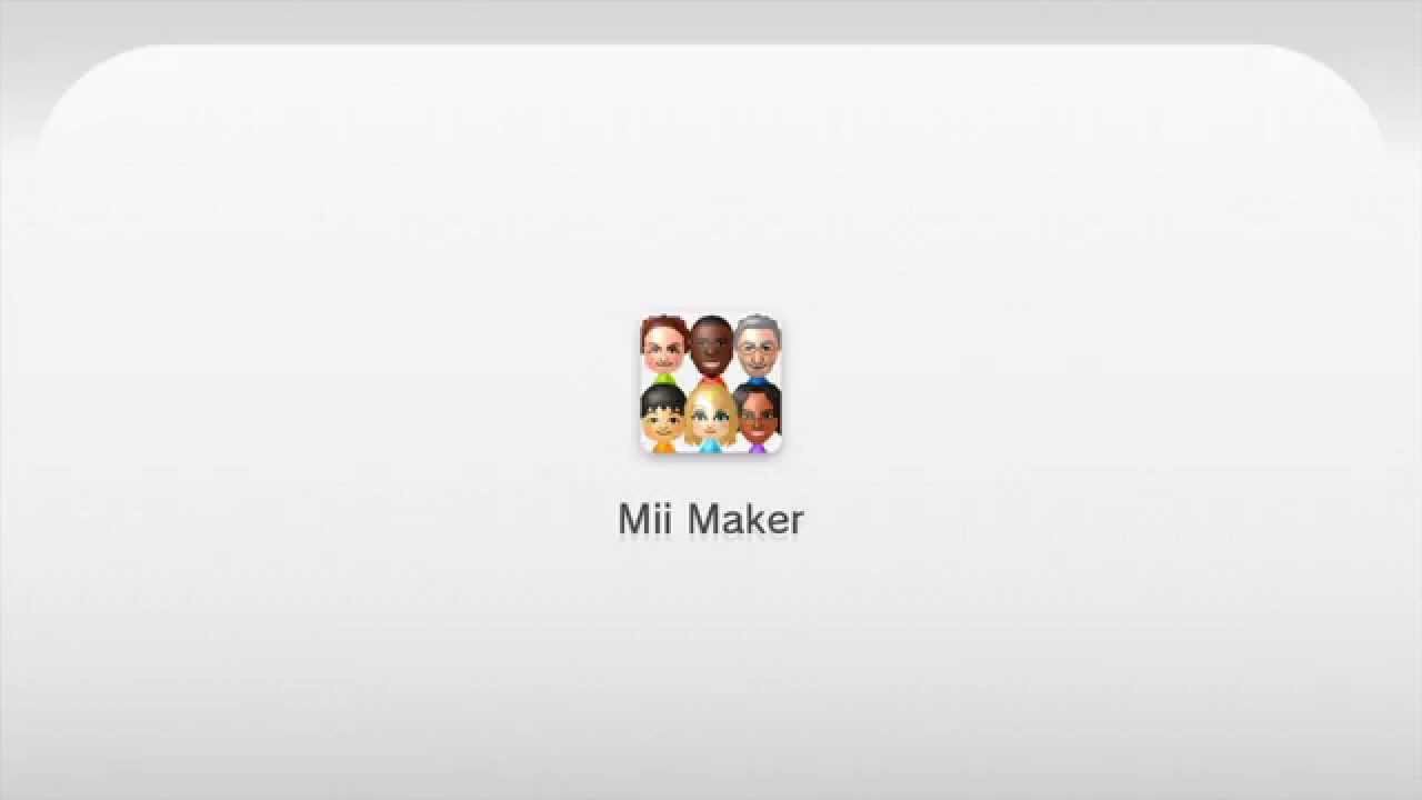 Main Menu - Mii Maker (Wii U) Music