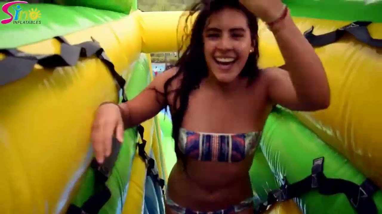 Fun Production Wasser-Rutsche XXL Slide and Jump XXL
