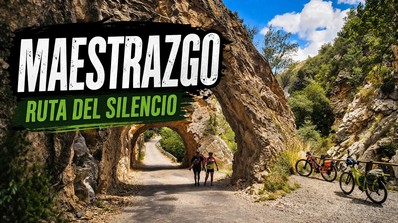 Sierra del Maestrazgo 🚴‍♀️.pasando por la  Ruta del Silencio