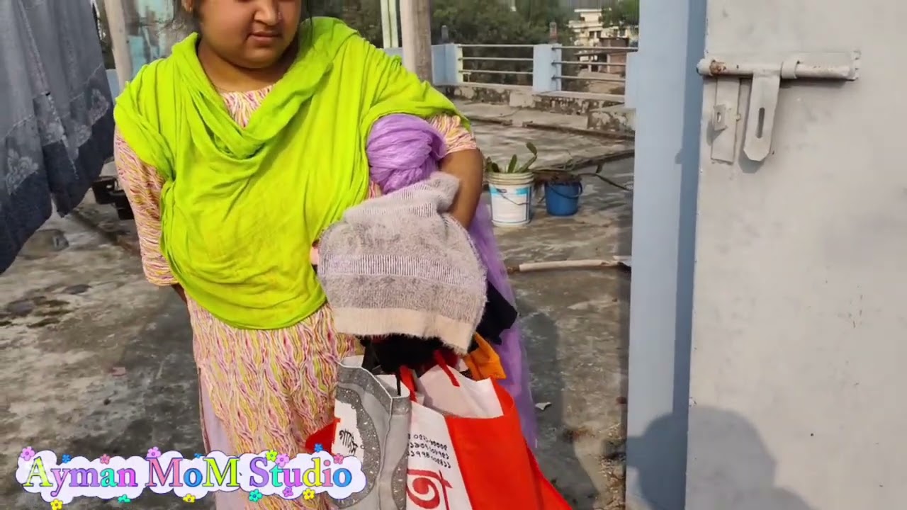 আজকে কাপড় ধুতে ধুতে জীবন শেষ হয়ে গেল আমার 😭🤧#viral video#subscribe#ayman mom studio 