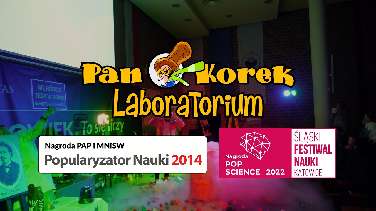 Najlepsze pokazy naukowe w Polsce 👉 Pan Korek Laboratorium