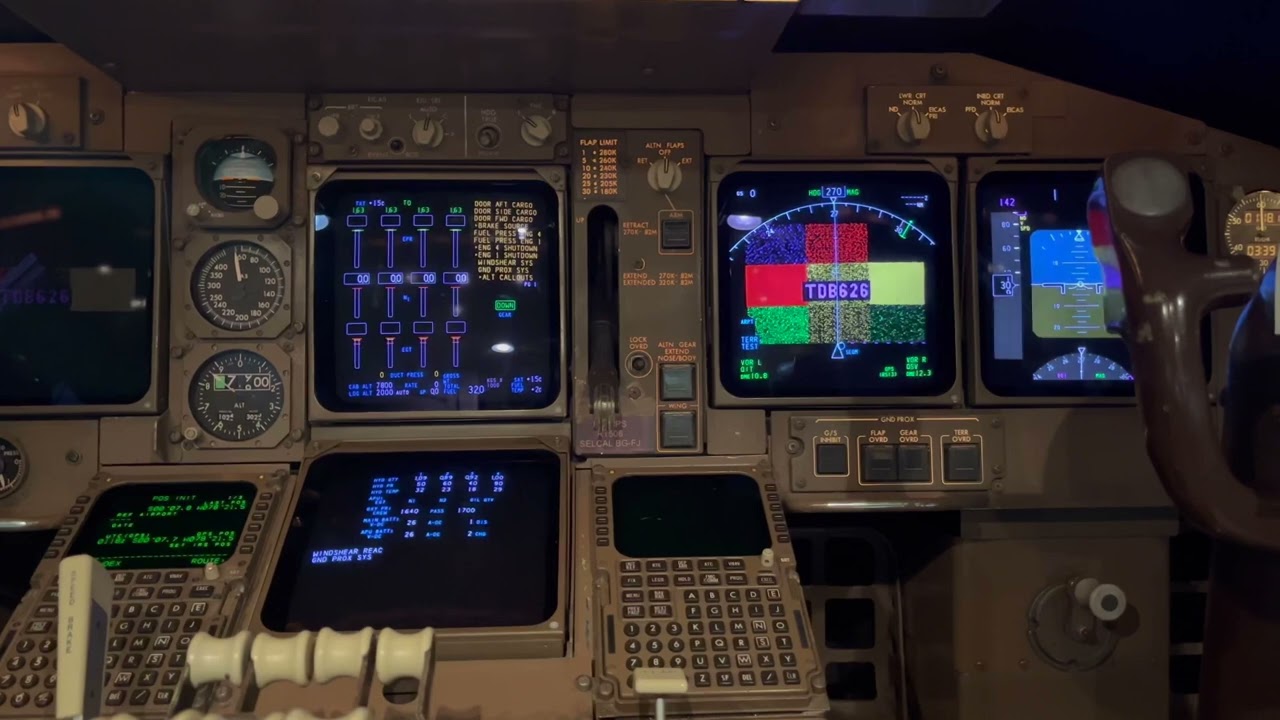 Boeing B747-400BCF Ground Proximity Warning System Ground test