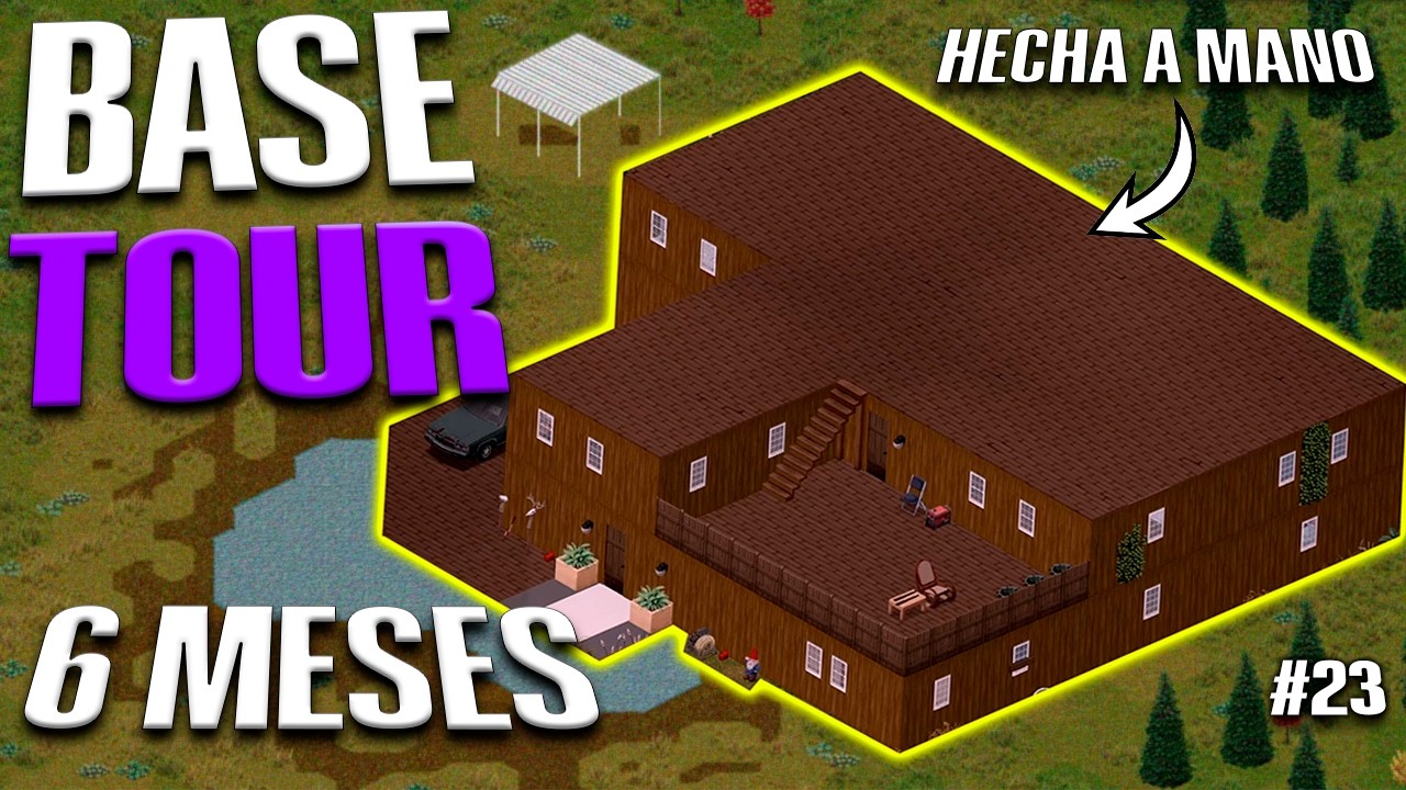 MI BASE HECHA A MANO DESPUES DE 6 MESES!!!  BASE TOUR - B42 Project Zomboid