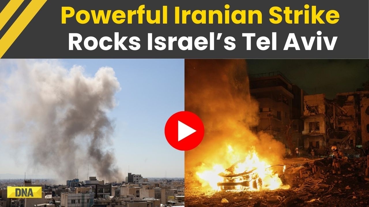 Israel Iran War: Powerful Iranian Strike Rocks Israel's Tel Aviv, Massive Explosions Reported