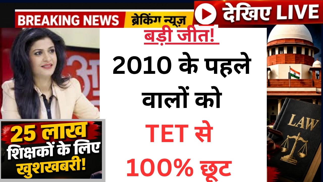 TET Teachers का सबसे बड़ा Supreme Court Update | Procedural Step से Final Verdict तक |TET News 10