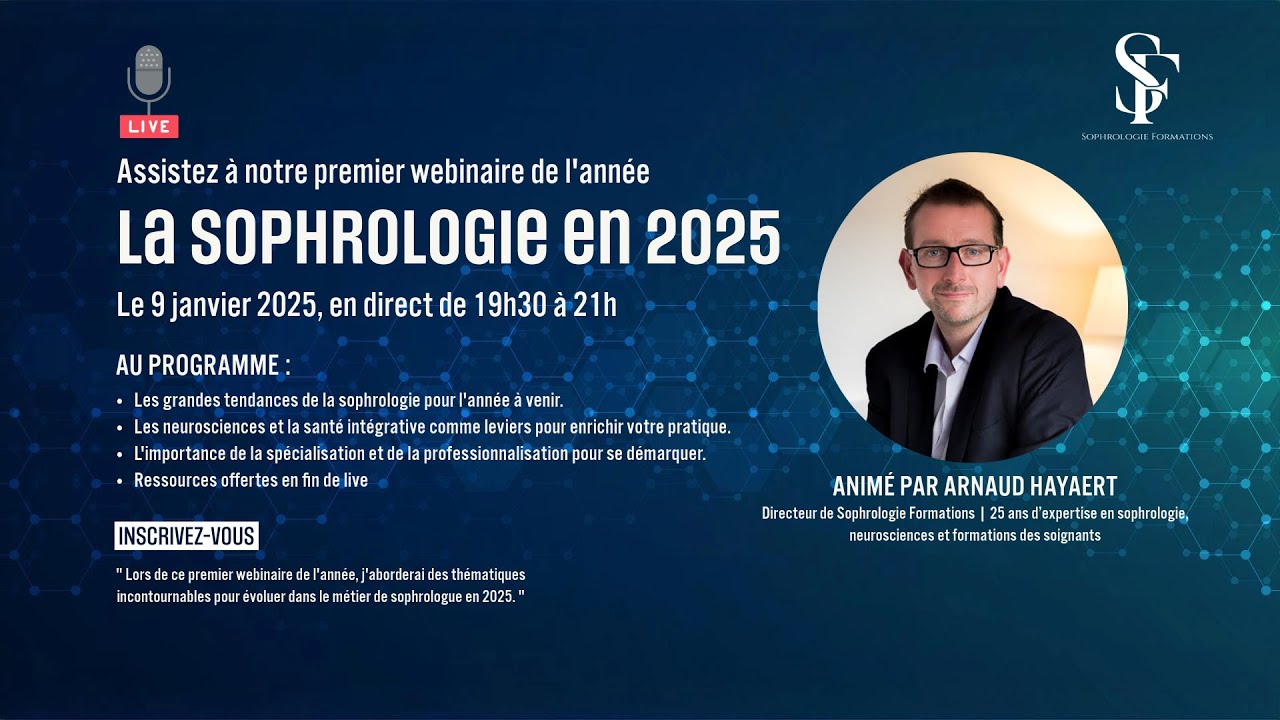 La sophrologie en 2025 animé par Arnaud Hayaert