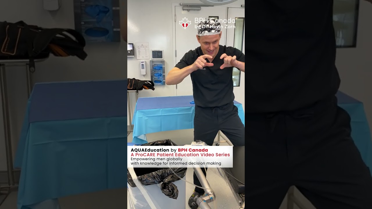 AQUAEducation ⭐ Watch Dr. Kevin Zorn perform a live Aquablation therapy demonstration!