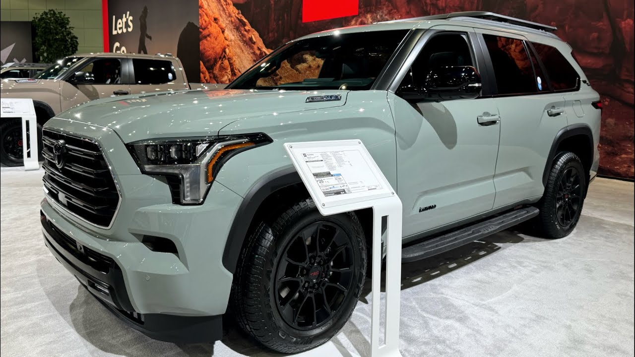 [4K] 2025 Toyota Sequoia Limited TRD Off-road Первый взгляд - LA Auto Show 2024