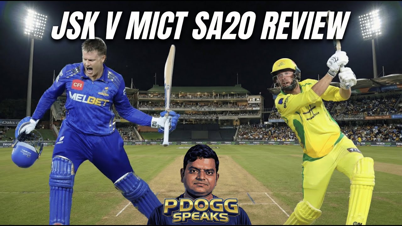 MICT Silence The Wanderers | Rickelton’s Century Masterclass! | JSK v MICT SA20 Review | Pdoggspeaks
