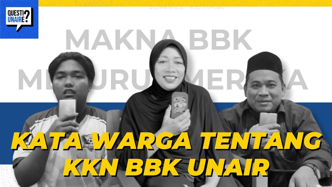 JAWABANNYA DILUAR DUGAAN!!! Kata Warga Tentang KKN-BBK di Desanya | QuestiUNAIRe