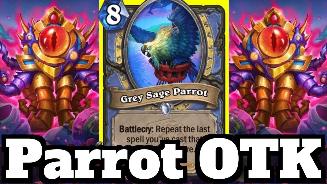 MACHINE GUN Mage! Grey Sage Parrot OTK Combo! | Hearthstone
