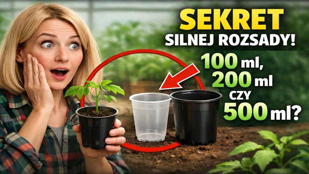 SEKRET SILNEJ ROZSADY w małym kubku! Jaką pojemność wybrać: sto, dwieście czy pięćset mililitrów?