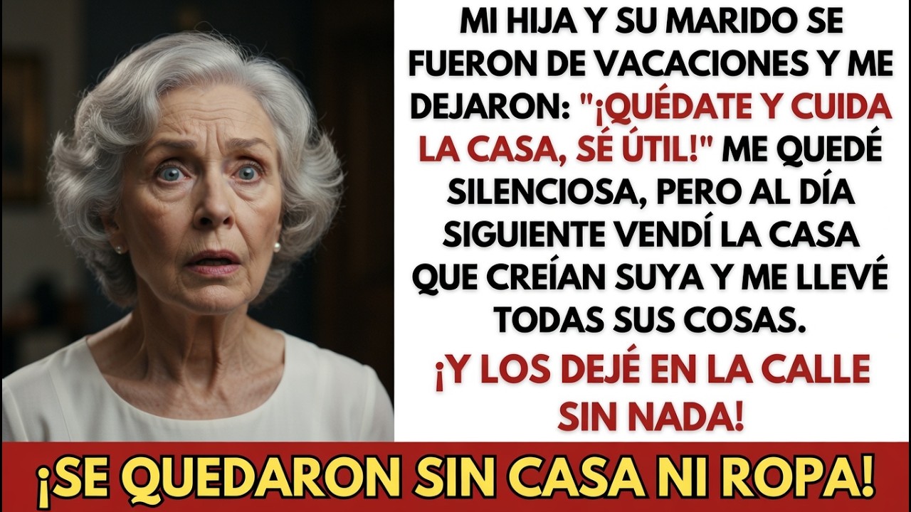 Mi Hijo y Su Esposa Se Fueron de Viaje: “¡Quédate y Cuida al Perro!” – Vendí Su Cosa
