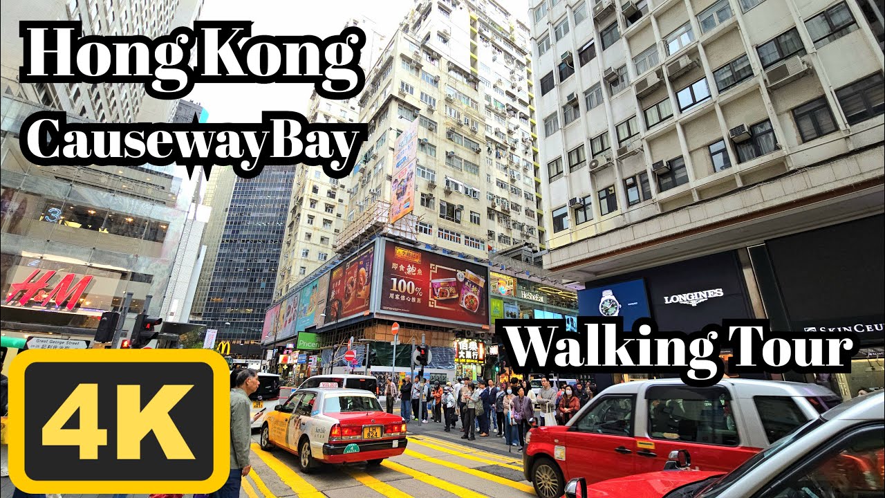 Walking in Hong Kong | 4K | CausewayBay | Walking Tour | ASMR | 2025/December