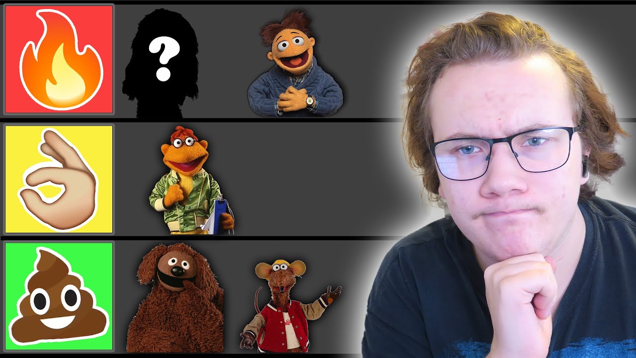 Who is the GREATEST Muppet of all Time?! - Muppet Tier List
