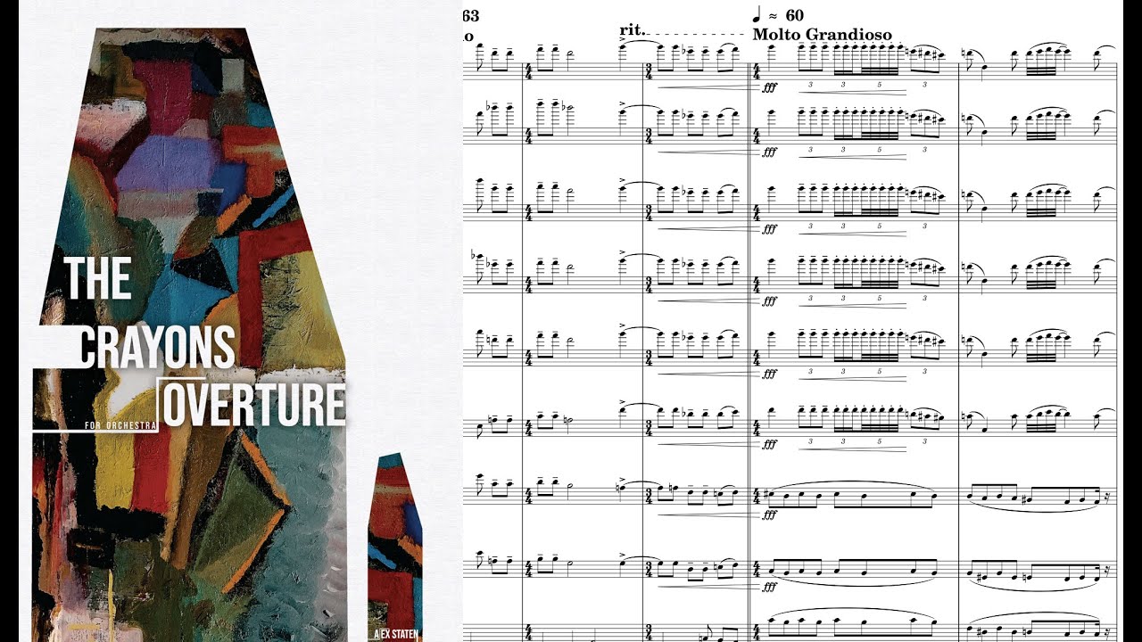The Crayons Overture (for orchestra) [score]