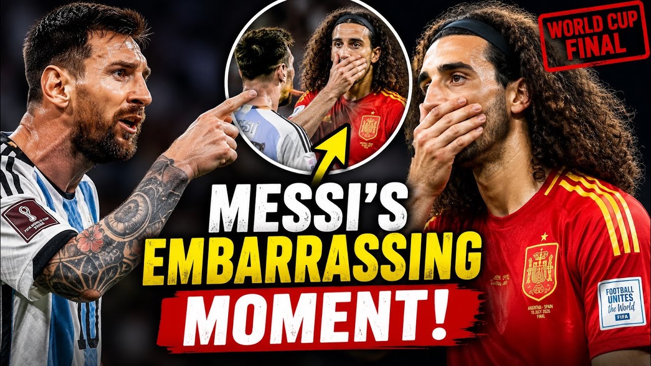 Messi vs Cucurella: Covering Mouth Controversy Explained | World Cup Final 2026 | Spain v Argentina