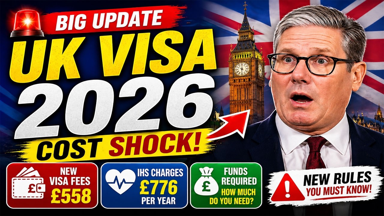 UK Student Visa 2026 BIG Update 🚨 Fees, IHS & How Much Funds Do You Need For UKVI?