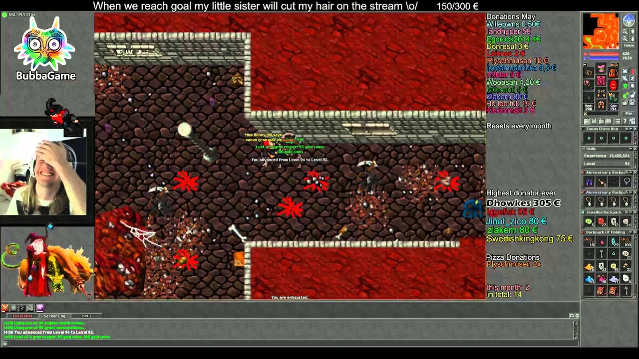 [tibia] 228 RP try kill me HE DIE HARD BABY