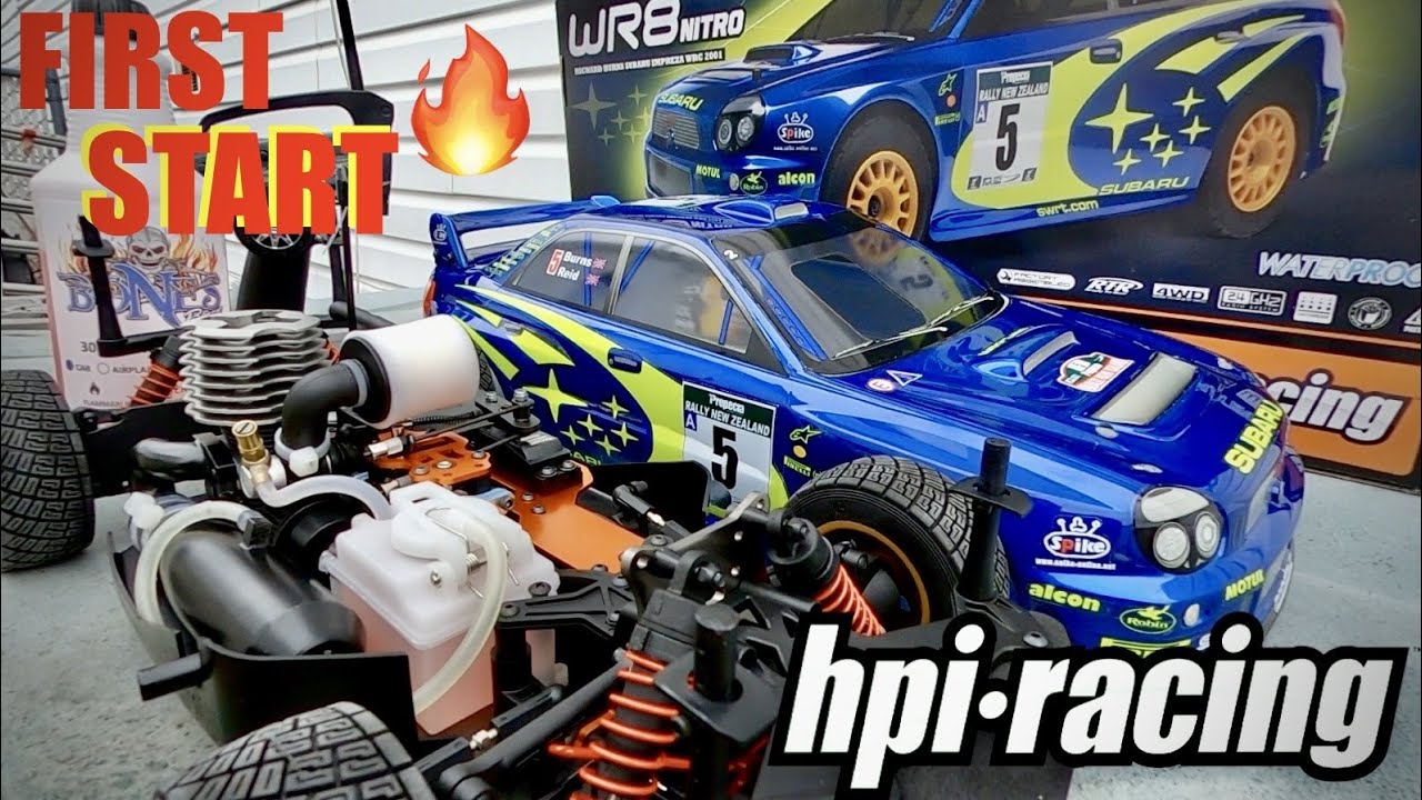 Обкатка и первый запуск нового HPI Nitro WR8 — Nitro — это просто и весело — Реальный тест и обзор