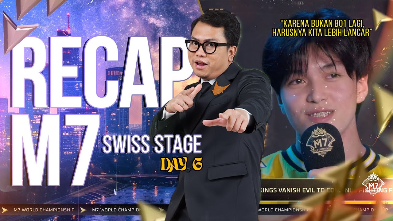 SATU LANGKAH LAGI BUAT ONIC MENUJU KNOCKOUT STAGE! - RECAP SWISS STAGE M7 DAY 6 