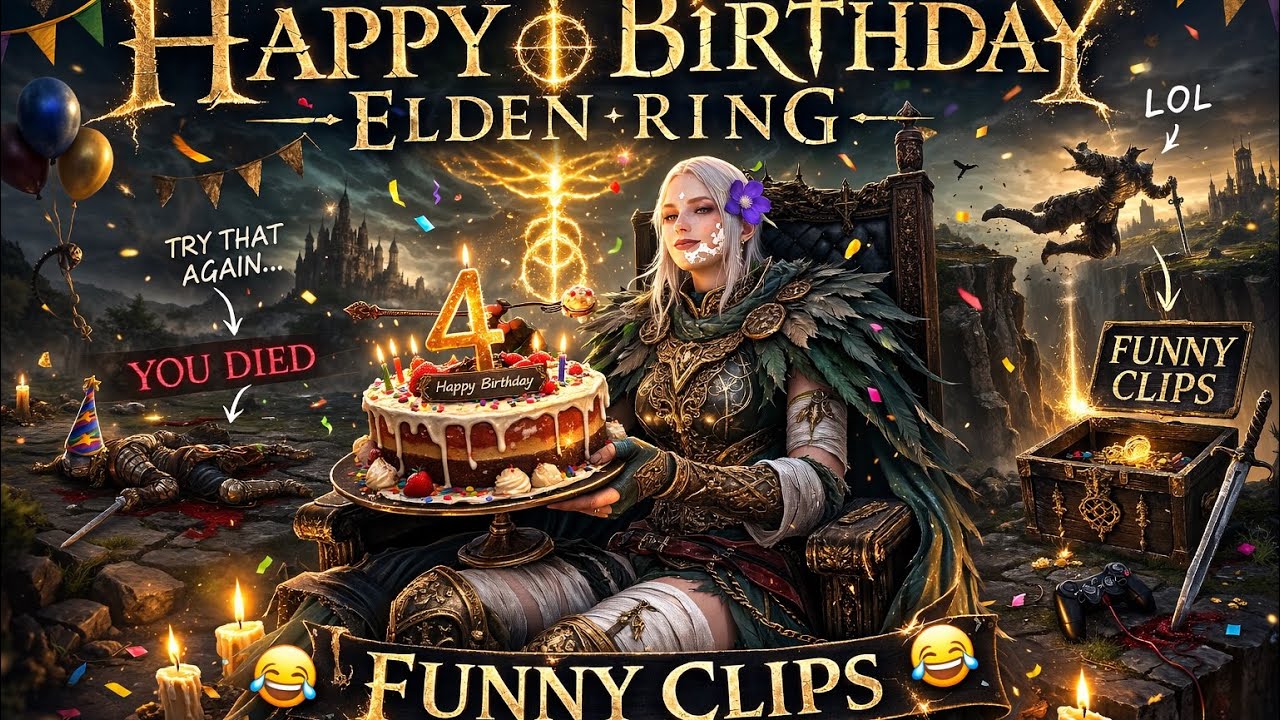 Happy birthday Elden Ring!! Here’s some funny clips 