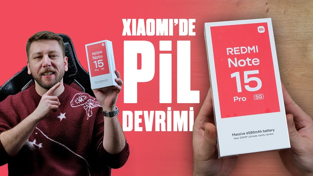 REDMI Note 15 Pro 5G elimde: Xiaomi'de pil devrimi