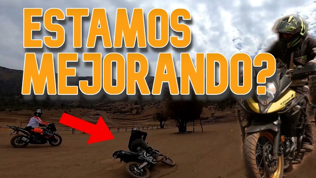 NOS CAEMOS, SACAMOS EL POLVO Y SEGUIMOS🔥... DÍA OFFROAD  TRACKDAY FLYRACING en la VSTROM 650