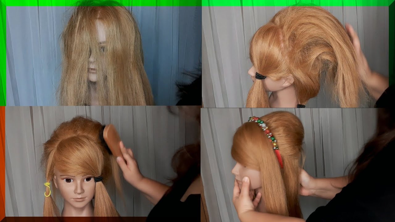 (( ASMR )) Hair Play : 1960 Half Up-Do Christmas Hairstyle