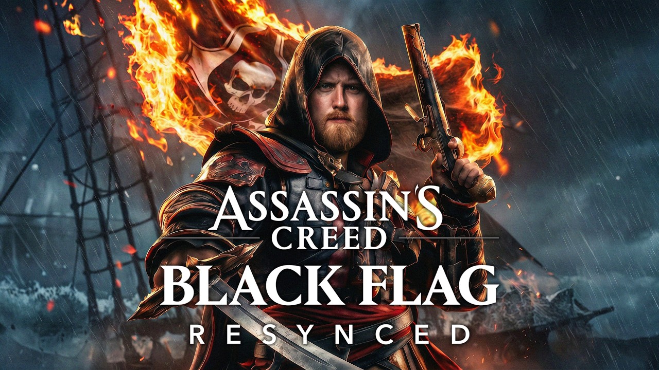 PIRATLIVET STARTER HER | ASSASSIN'S CREED BLACK FLAG RESYNCED | VIKINGNILSEN - STREAM VOD
