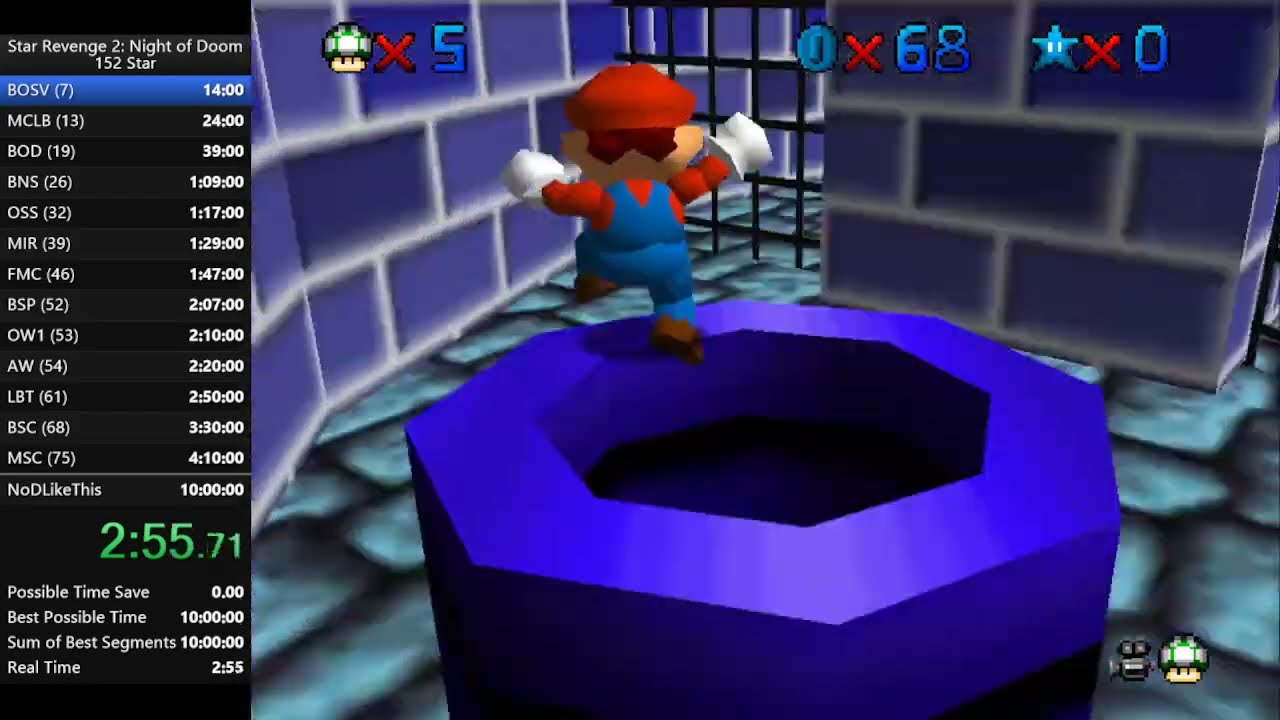 Star Revenge 2: Night of Doom - 152 Star Speedrun in 8:54:47 (WR - 12 July 2022)