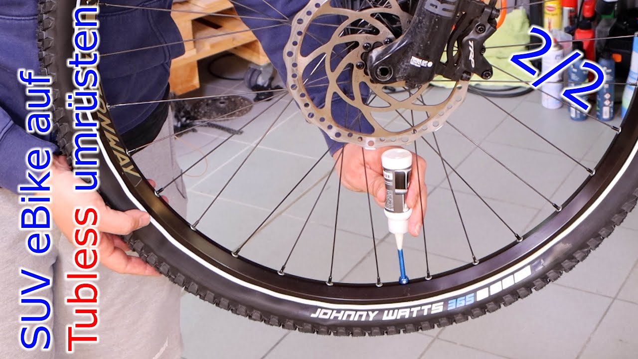 Mein SUV eBike auf Tubeless umrüsten...
